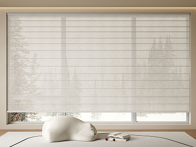 Venetian blinds Shangri-La curtain dream curtain 3d model