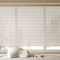 Venetian blinds Shangri-La curtain curtain dream curtain 3d model