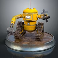 Robot Robot Assistant Small Robot Robot Butler Robot Butler Figure Game Figure 3d model