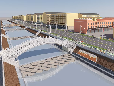Chinese Bridge 3d model