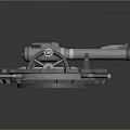 Large Industrial Mechanical Structure With Circular Toothed Gear Base And Metal Barrel