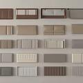 Modern Bed Backrest Bedding Headboard 3d model