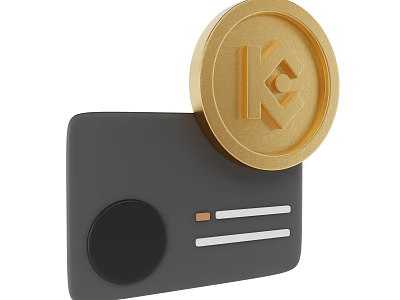 Decorative Ornament Set with Golden K Symbol Ornament on Black Base and Circle Stripe Design 3d model