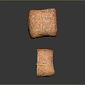 Freshly Baked Golden Brown Bread Loaves With Crispy Crust On Dark Surface