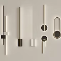 Modern Wall Lamps With Various Geometric Designs And Sleek Metal Finishes For Home Interior Decor