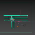 Aerial Planning of Modern Urban Buildings With Glass Curtain Walls Under Bright Sunlight
