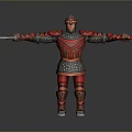 Warrior Samurai Soldier Guard Assassin Killer Ancient Soldier Ancient Assassin Killer 3d model