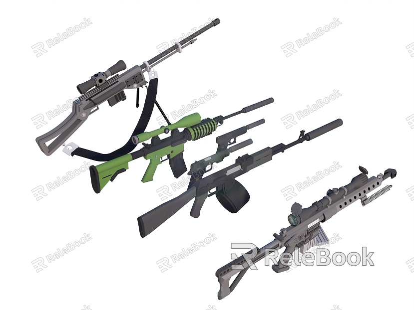 Equipment Weapons Firearms Sniper Rifle model