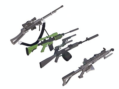 Equipment Weapons Firearms Sniper Rifle model