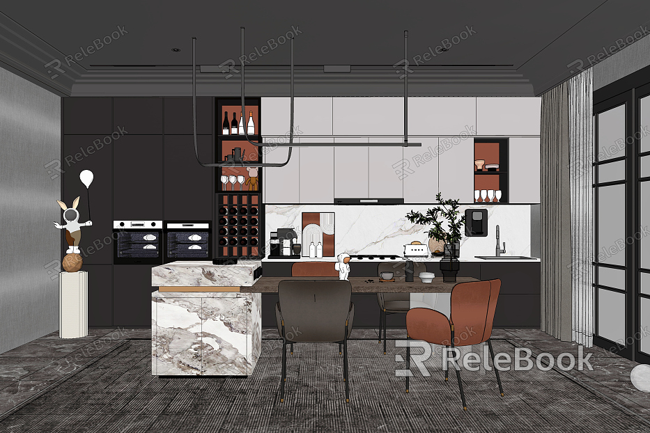 Open kitchen Modern kitchen model