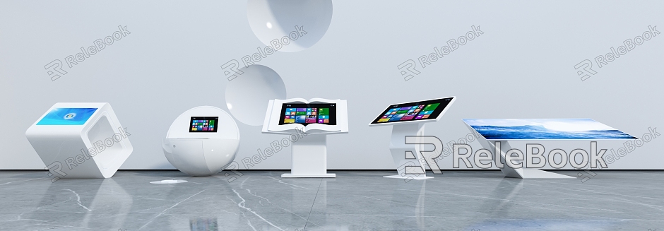 Modern all-in-one touch all-in-one machine model