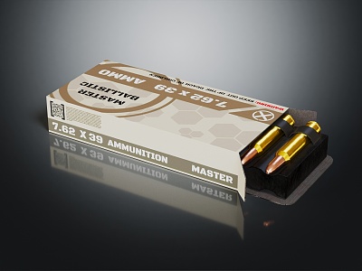 Modern Ammunition Bullets Munitions Weapons model