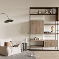 Modern Bookshelf Bookcase 3d model