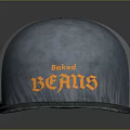 Blue And Gray Trucker Hat With Official HEARTS Logo And Mesh Back Design