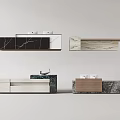 Reception Desk Front Desk 3d model