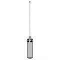 Hanging Punching Bag For Boxing Training With Heavy Duty Chain And White Design
