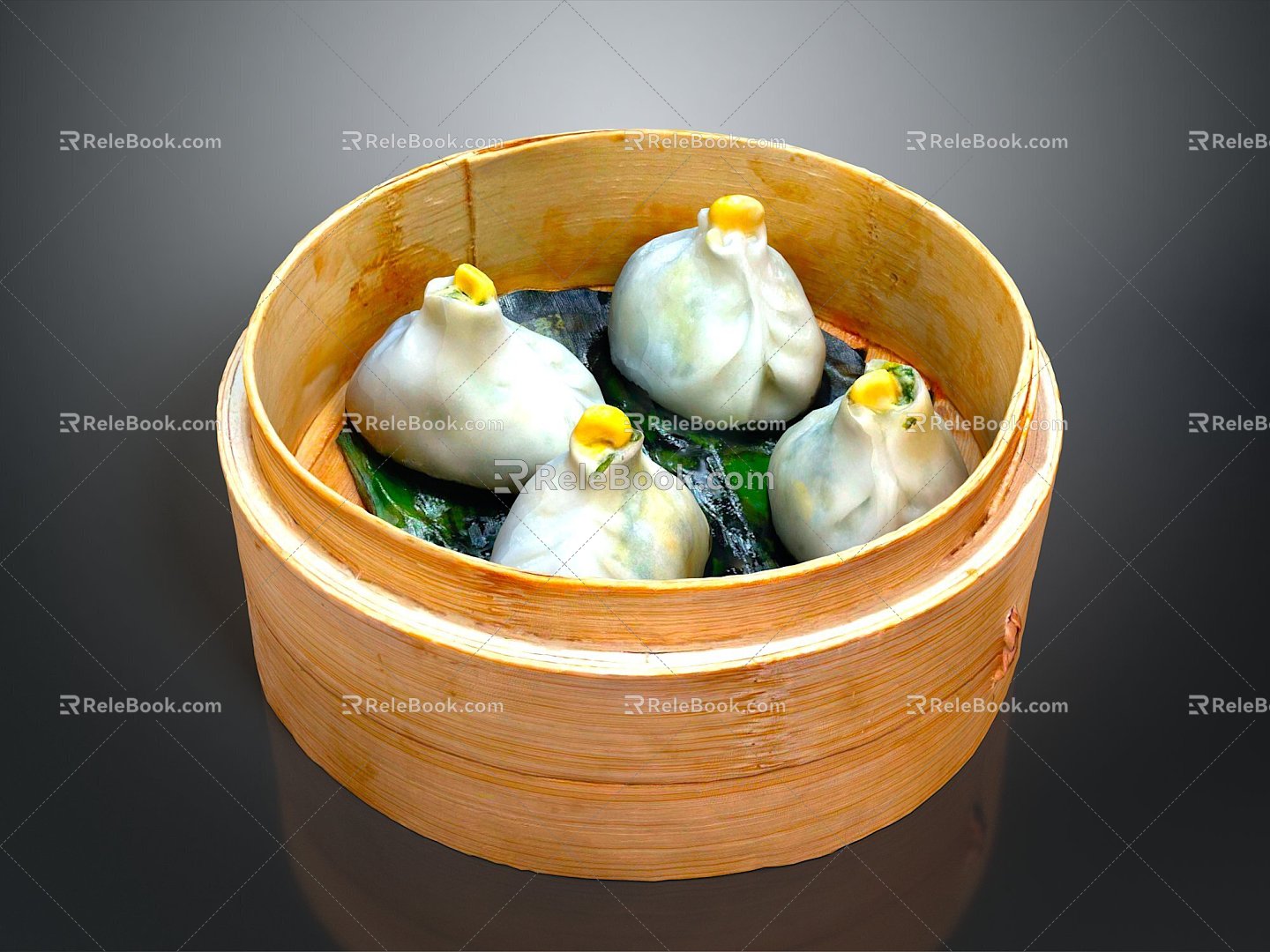 steamed buns, small steamed buns, large steamed buns, sugar buns, bean buns, vegetable buns, three fresh buns, meat buns, Chinese delicacies model