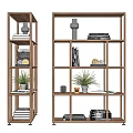 Modern Bookshelf 3d model
