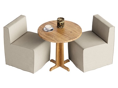 Wind leisure table and chair combination model