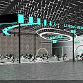 LINGCHEN Modern Exhibition Booth Featuring Product Showcase And Lighting Design
