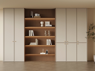 Middle Style Bookcase model