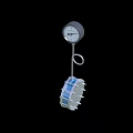 Industrial Measuring Equipment With Circular Gauge And Blue Suspended Structure Design