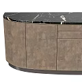 Modern Entryway Cabinet Sideboard With Marble Top And Storage Drawers Design