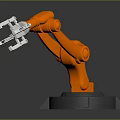 Modern Robot Arm Robot Arm Mechanical Arm Robot Arm Robot Head 3d model