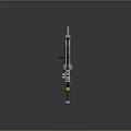 Modern Rifle Sci-Firearms Sci-Fi Game Gun Games Firearms Game Gun 3d model