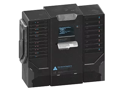 Delta Electronics Industrial Control Module With Digital Display Screen And Multiple Indicator Lights 3d model