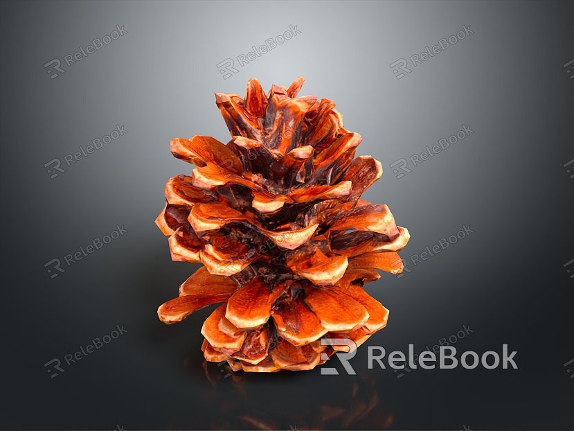 Pine cone plant game item model