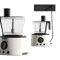 White Bosch Food Processors With Modern Design And Transparent Lids