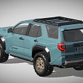 Toyota SUV With Roof Rack And Off Road Tires