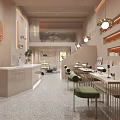 Modern Beauty Salon Interior Design With Front Desk Green Chairs Mirrors And Product Shelves