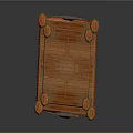 Wooden Equipment Frame Structure With Multi Layer Storage Stand And Metal Component