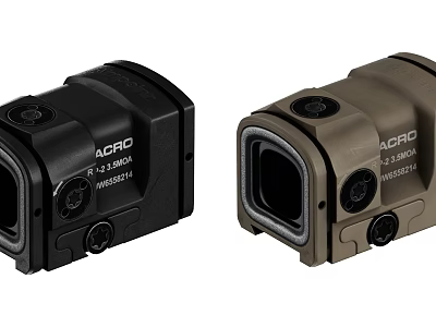 Weapon Sights ACRO R2 3.5MOA Dual Black And Tan Tactical Optics 3d model