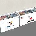 Haier And STRONG Commercial Chest Freezers Filled With Assorted Snacks For Storage And
