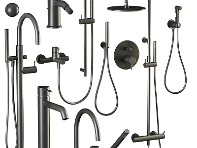 Modern shower faucet model