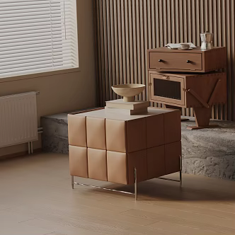 Modern bedside table 3d model