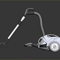 Modern Efficient Handheld Vacuum Cleaner With Silver Design And Powerful Suction 3d model