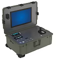 Smart Machine Portable Detection Device With Blue Screen And Green Case Design