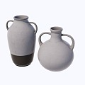 Modern pottery jar furnishings 3d model