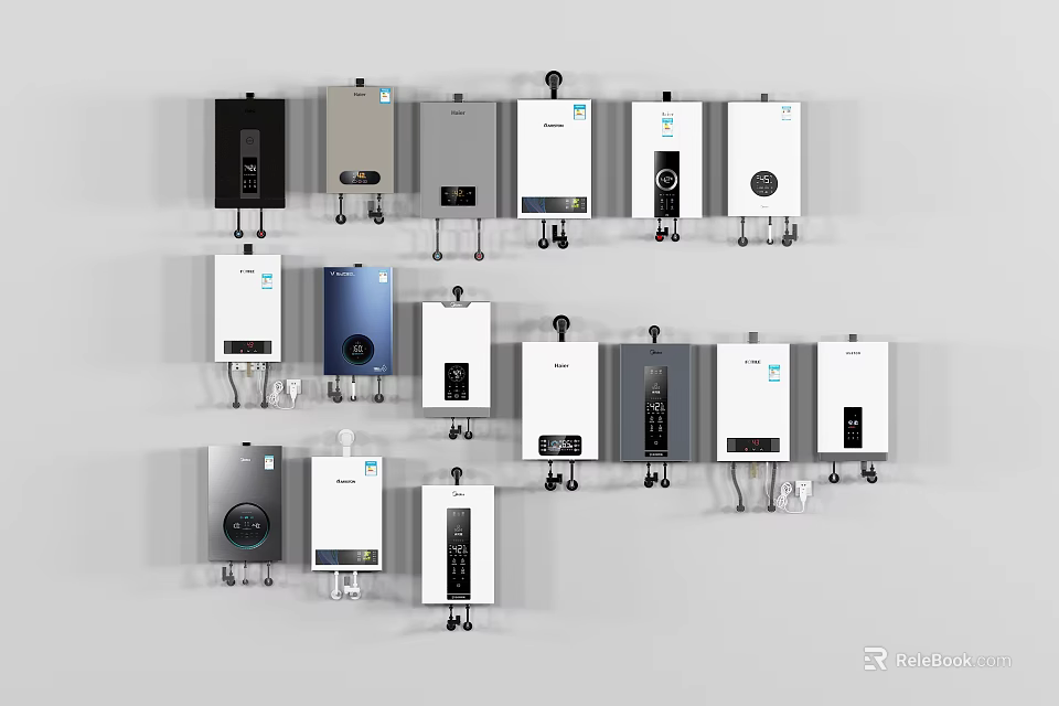 Wall Mounted Household Appliances With Diverse Designs And Modern Styles For Home Use 3d model 
