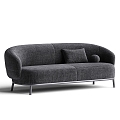 Modern double sofa 3d model