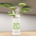 Modern Column 3d model