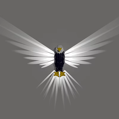 Modern Wall Lamp Eagle Interior Decoration Lighting Home Supplies 3d model