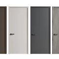 Stylish Swing Doors in Dark Brown White Gray and Wood Grain Finishes