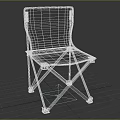 Green Folding Outdoor Chair With Metal Frame And FGZ Logo