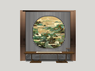 New Chinese Screen Outdoor Screen model