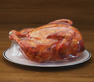 Modern Roast Duck 3d model